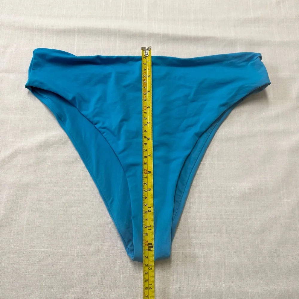 SKIMS SIGNATURE Swim Blue Bikini Bottom Size L - Picture 4 of 5